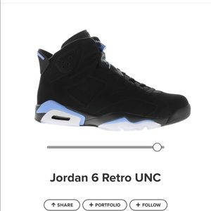 JORDAN 6RETRO UNC